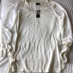 White Worthington Sweater